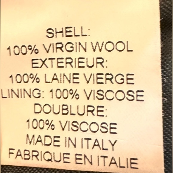 414. Men’s Theory Vintage Wool Charcoal Pinstripe Suit Jacket - Picture 9 of 10